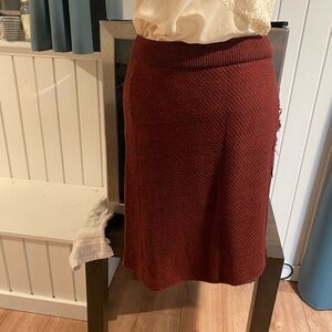 Elegant Rust Skirt